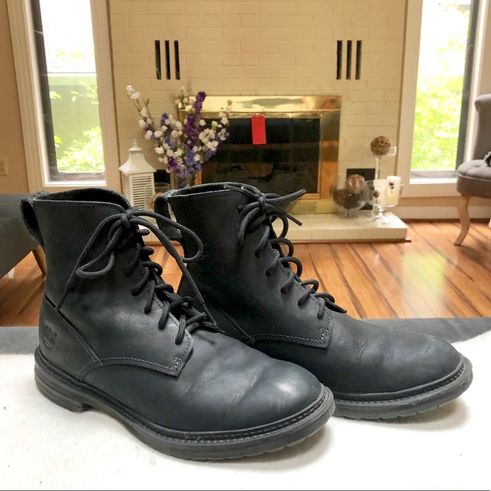 Timberland Boots Black Leather